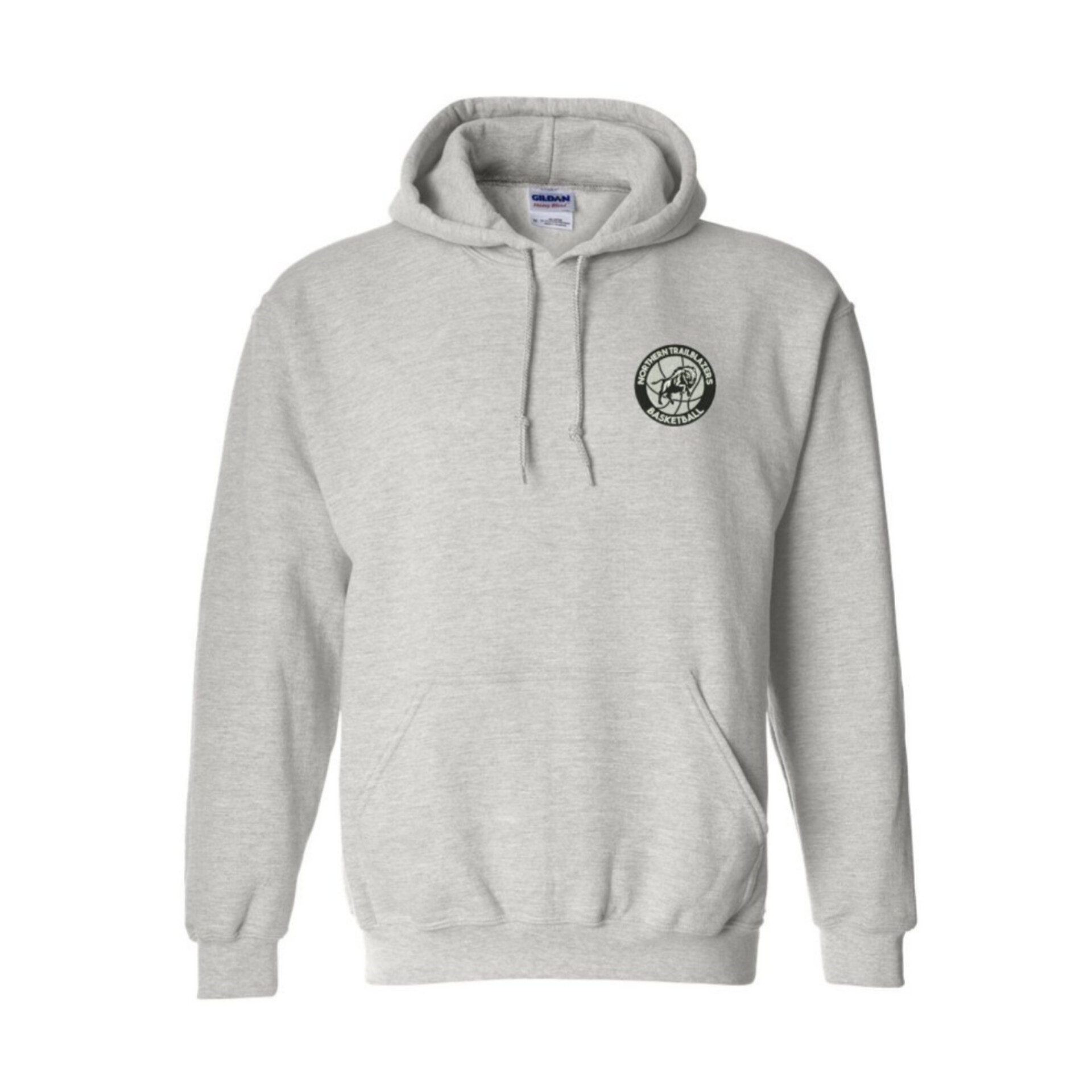 Gildan ash grey hoodie on sale